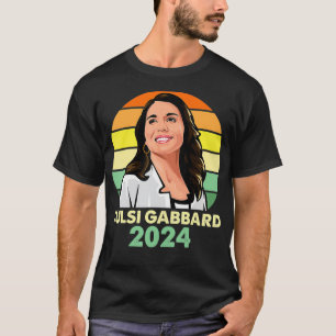 Camiseta Tulsi Gabbard para el presidente demócrata patriot