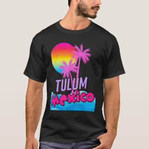 Camiseta Tulum Mexico Boho Vacaciones Cruise Vintage Sunset