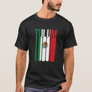 Camiseta Tulum México Cancún Bandera Mexicana Resort Trip B