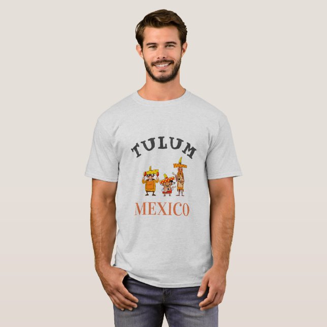 Camiseta Tulum Mexico Design, niño (Anverso completo)