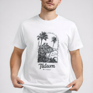 Camiseta Tulum México Destino de Viaje Antiguo Ruina Maya