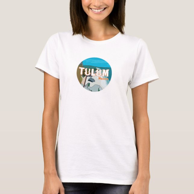 Camiseta Tulum Mexico Gran Idea de Regalo (Anverso)