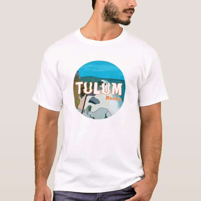 Camiseta Tulum Mexico Gran Idea de Regalo (Anverso)