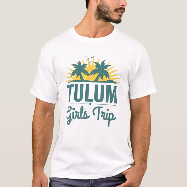 Camiseta Tulum Mexico Vacaciones Souvenir vacaciones verano (Anverso)