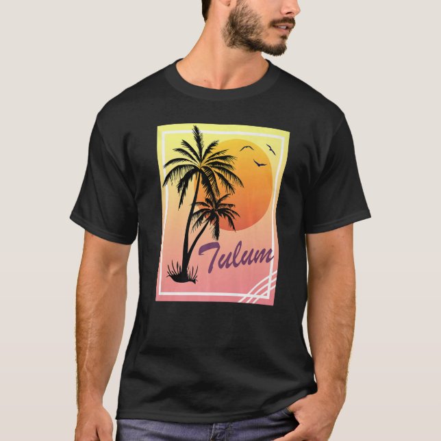 Camiseta Tulum Retro Vintage (Anverso)