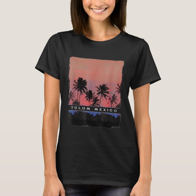 Camiseta Tulum Tshirt México Shirt Ocean Tee Hombres Mujere (Anverso)