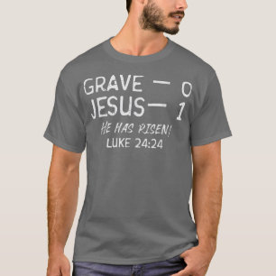 Camiseta Tumba 0 Jesús 1 Ha Crecido Jesús Saste Religioso