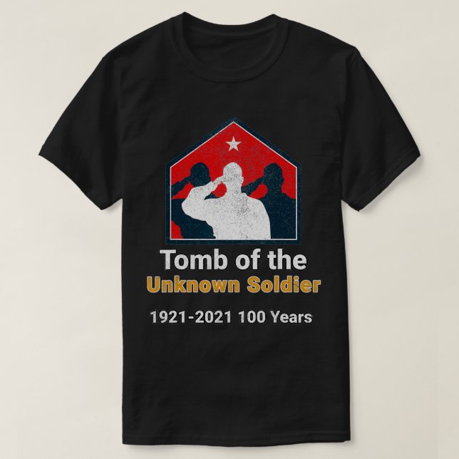 Camiseta Tumba del Soldado Desconocido 100 Aniversario 1921 (Diseño del anverso)
