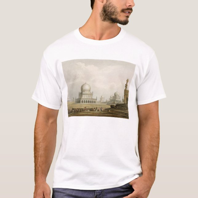 Camiseta Tumbas de los reyes de Golconda en 1813, de Volum (Anverso)