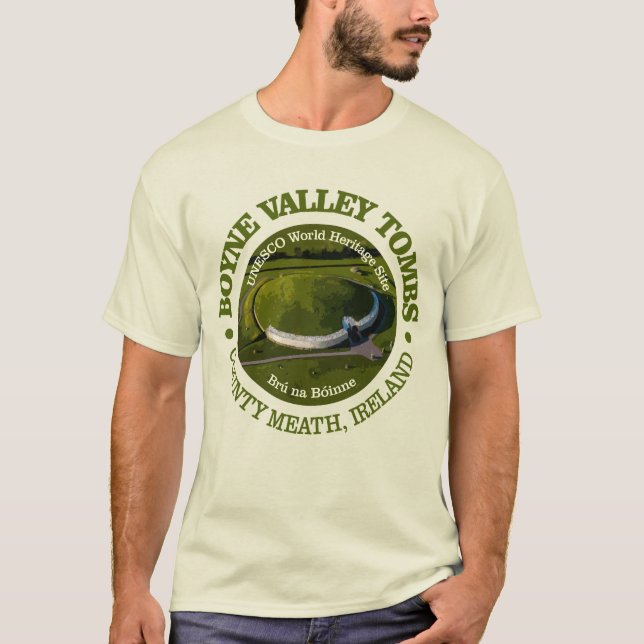 Camiseta Tumbas del valle de Boyne (rd.) (Anverso)