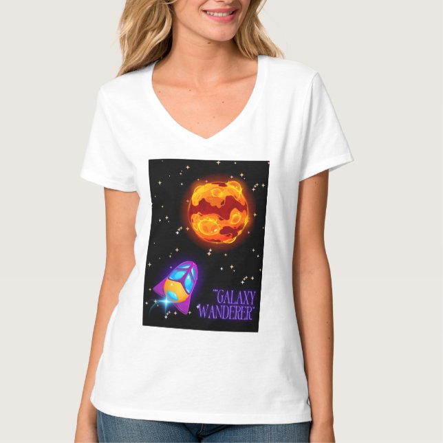 Camiseta Tumbler Aislado De Galaxy Wanderer (Anverso)