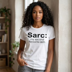 Camiseta Tumblr Sarc Mi Segunda Favorita-asm