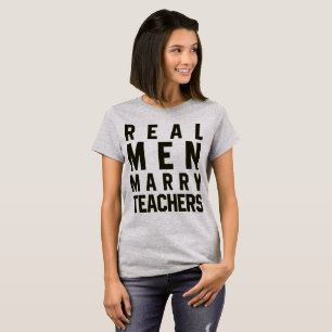 Camiseta Tumblr T-Shirt Hombres de verdad se casan con prof