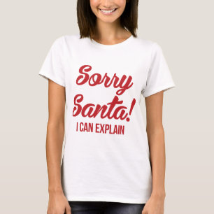 Camiseta Tumblr T-Shirt Lo siento Santa I lo puede explicar
