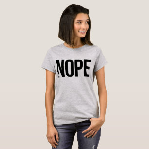 Camiseta Tumblr T-Shirt Nope