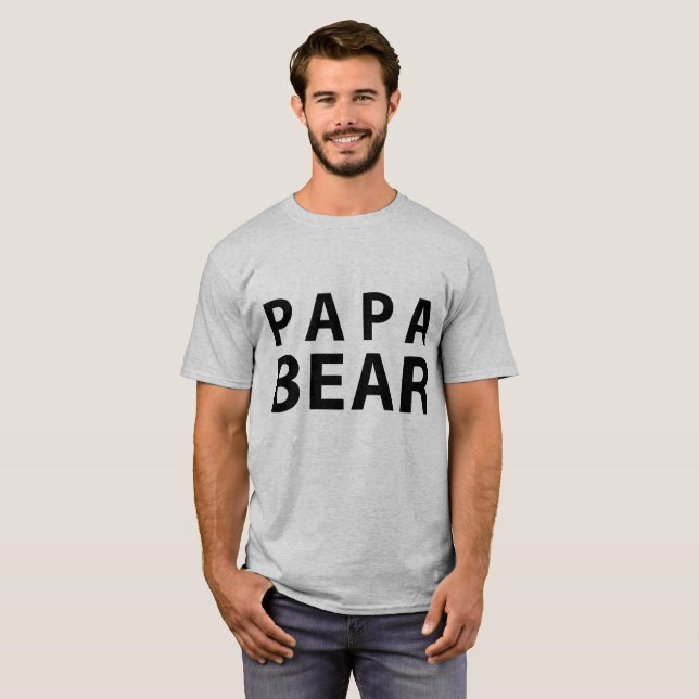 Camiseta Tumblr T-Shirt Papa Bear (Anverso completo)