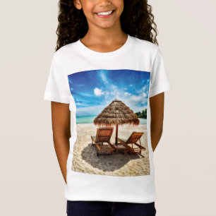 Camiseta Tumbonas en la playa