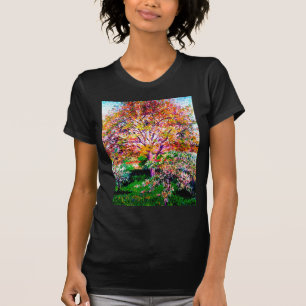 Camiseta Tumbonas Y Árboles De Manzana En Bloom Camille Pis