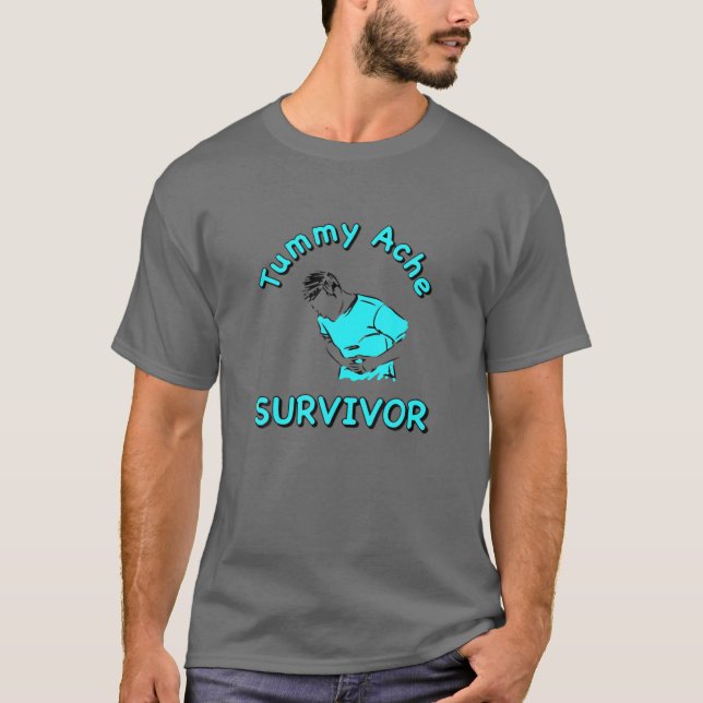 Camiseta Tummy Ache Survivor (Anverso)