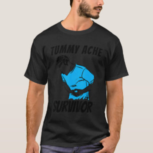 Camiseta Tummy Ache Survivor Humorístico