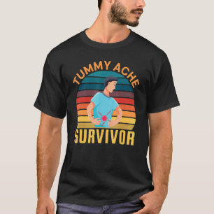 CAMISETA TUMMY ACHE SURVIVOR RETRO VINTAGE