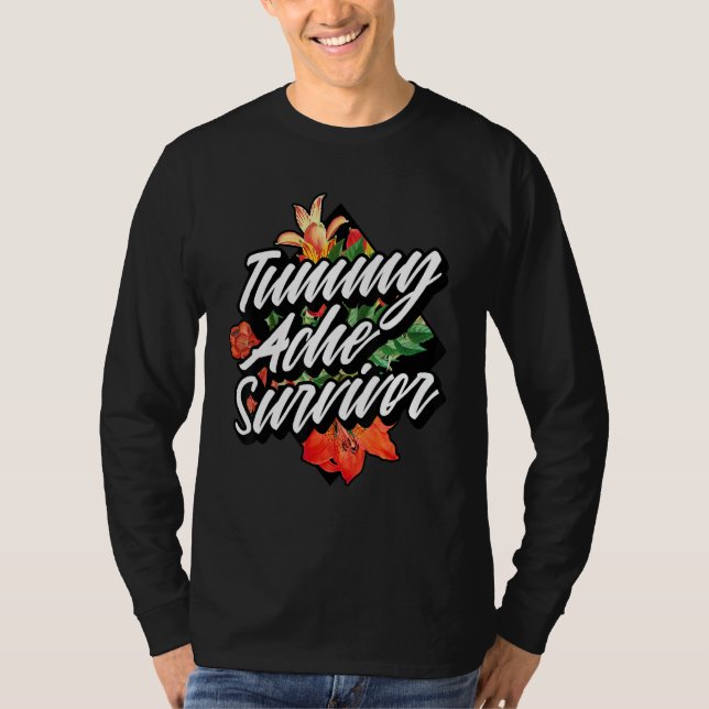 Camiseta Tummy Ache Survivor  Stomach Ache IBS 4 (Anverso)