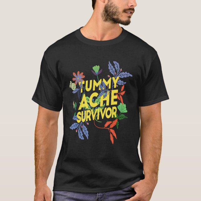 Camiseta Tummy Ache Survivor  Stomach Ache IBS 8 (Anverso)