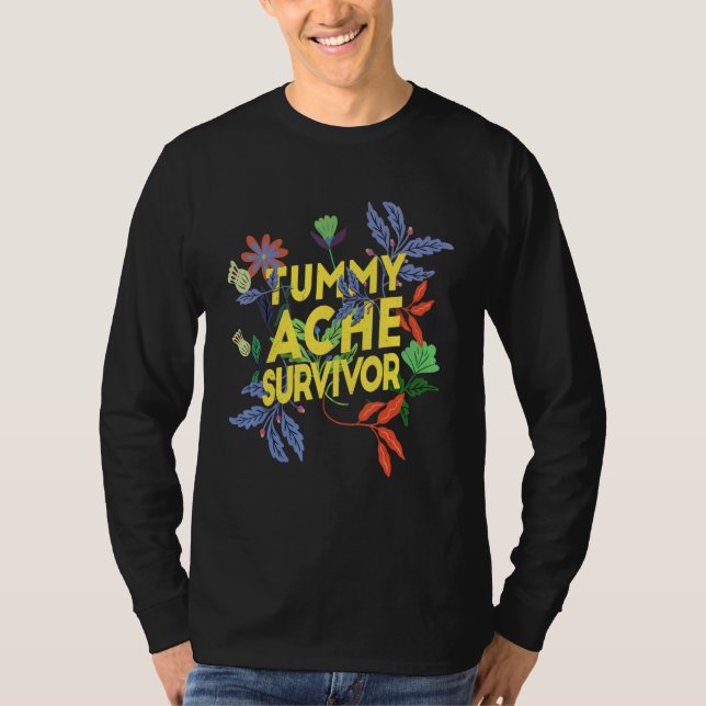 Camiseta Tummy Ache Survivor  Stomach Ache IBS 8 (Anverso)