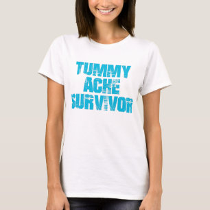 Camiseta Tummy Ache Survivor Stomachache IBS Funny