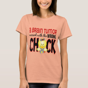 Camiseta Tumor cerebral ensuciado con el polluelo
