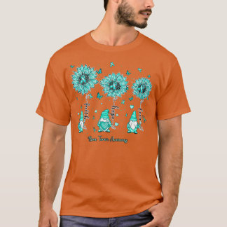 Camiseta Tumor óseo Conciencia gnomo fe esperanza girasol