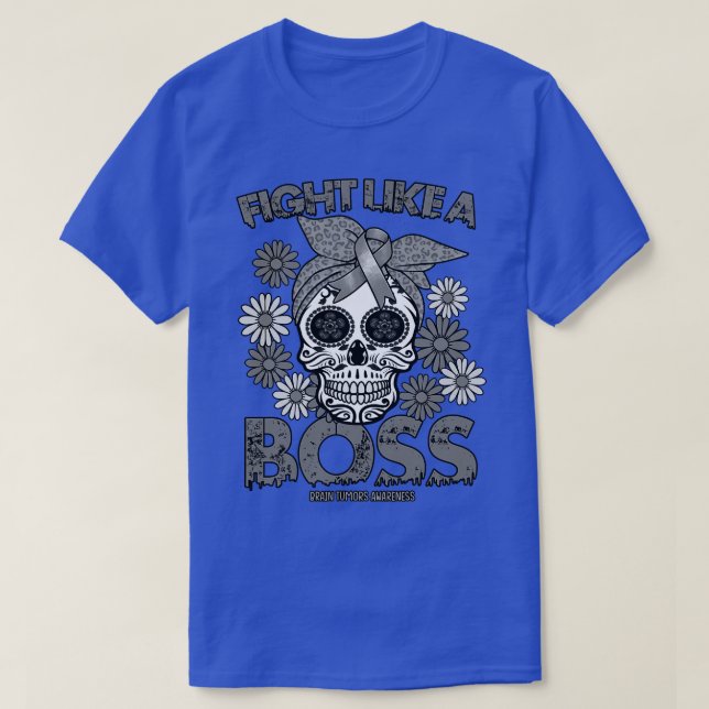 Camiseta Tumores cerebrales Lucha de concientización como j (Diseño del anverso)