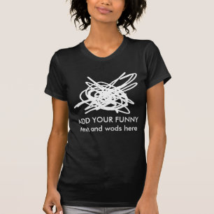 Camiseta Tumulto Y Desorden Y Texto Personalizado