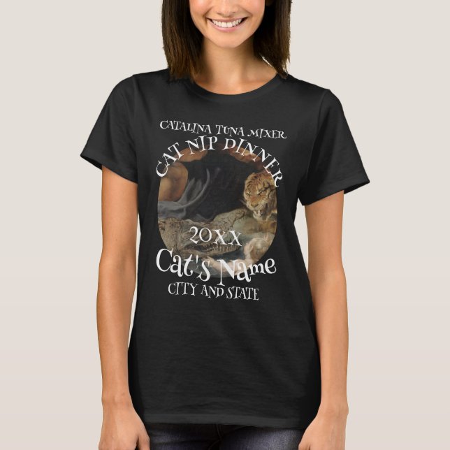 Camiseta Tuna Cat Mixer Best Pet Wine Catalina Memento 2050 (Anverso)