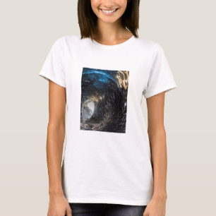 Camiseta Túnel a través de una cueva de hielo, tierra hel