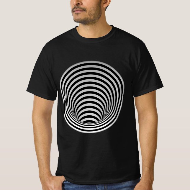 Camiseta Túnel de ilusión óptica (Anverso)