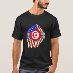 Camiseta Túnez América EE.UU. masacró el orgullo tunecino