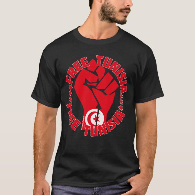 Camiseta Túnez libre (Anverso)