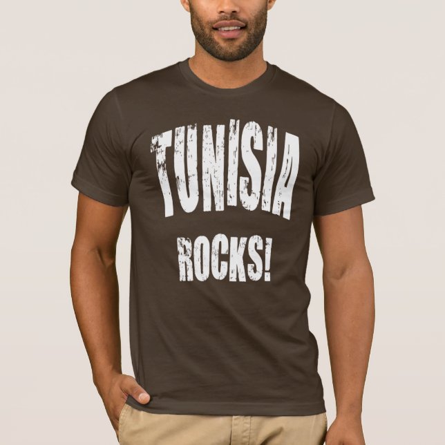 Camiseta ¡Túnez roca! (Anverso)
