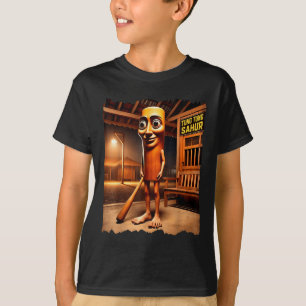 Camiseta Tung-tung-sahur Italian-brainrot Divertido Hombres