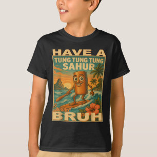 Camiseta Tung Tung Tung Sahur Brainrot Teacher El Último Dí