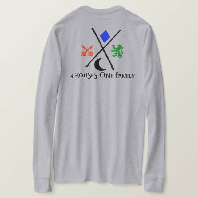 Camiseta túnica de manga larga (Reverso del diseño)