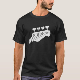 Camiseta Tuning Head Bass Guitarista Músico Bassi