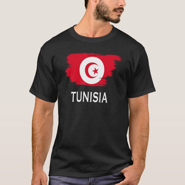 Camiseta Tunisia Country Tunisian Flag for Men Women Kids T (Anverso)