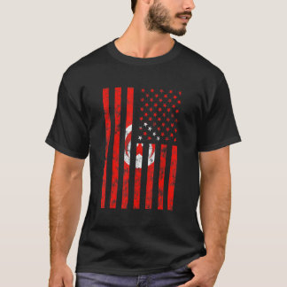 Camiseta Tunisia Flag Soccer Funny Tunisian Football Fans L