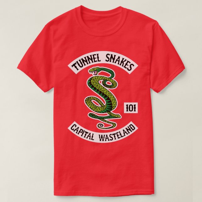 Camiseta Tunnel Snacks Capital Wasteland (Diseño del anverso)