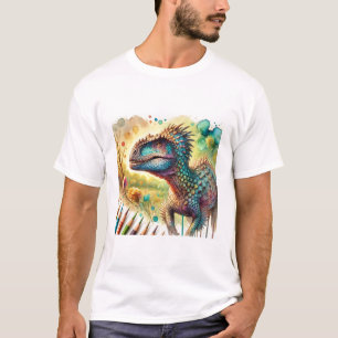 Camiseta Tuojiangosaurus in Watercolor 180724AREF132 - Wate