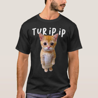 Camiseta Tur Ip Ip El Gato Meme Triste Crying Cat Munchkin