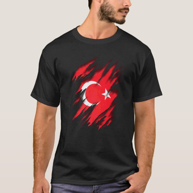 Camiseta Tur Turk Bayragi Bayrak Bandera turca Turquía (Anverso)