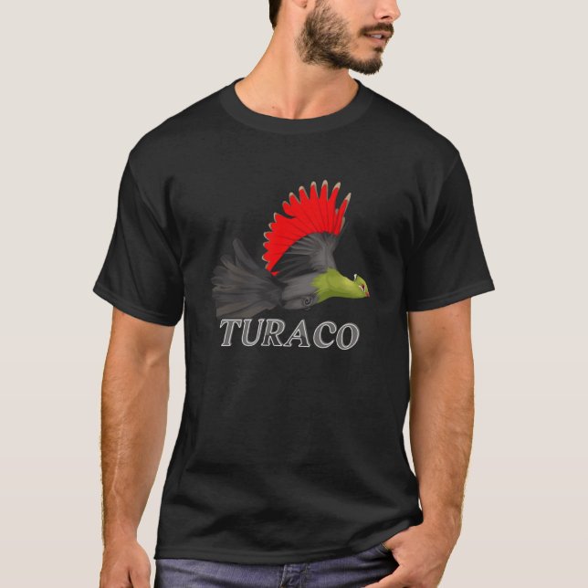 Camiseta Turaco Bird Lourie Turacou (Anverso)